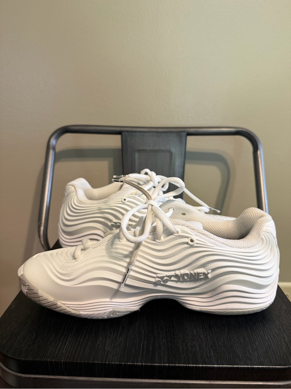Yonex SHB 210 Women's 7.5 White Indoor Court Shoes Badminton Pickleball - Picture 5 of 16